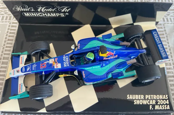 Miniatura Fórmula 1 Minichamps - Sauber 2004 - Felipe Massa