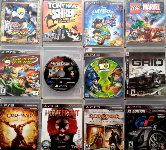 Jogos PS3 - Diversos Gêneros!