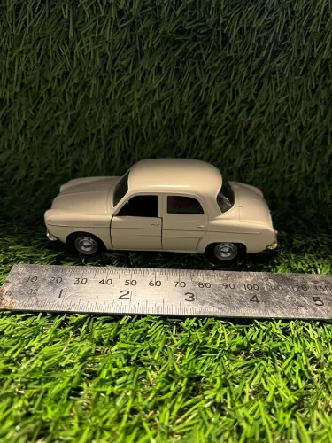 Miniatura Willys Dauphine História Dos Carros Brasileiros Branco