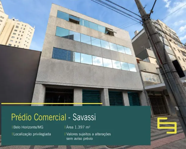 Prédio à venda na Savassi em Belo Horizonte/MG