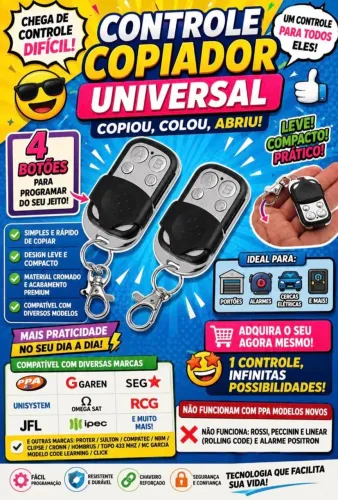 Controle copiador