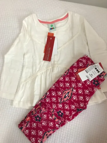 Conjunto de bata e legging PUC - com etiqueta! - tamanho 4