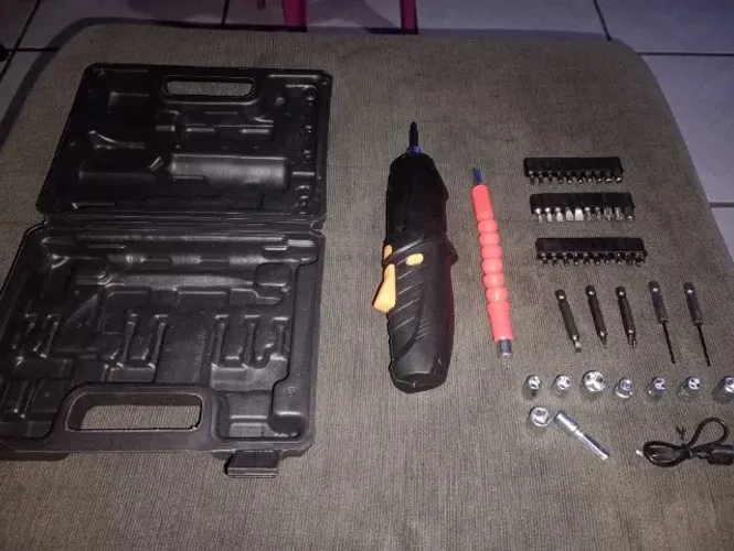 Kit parafusadeira 45 itens