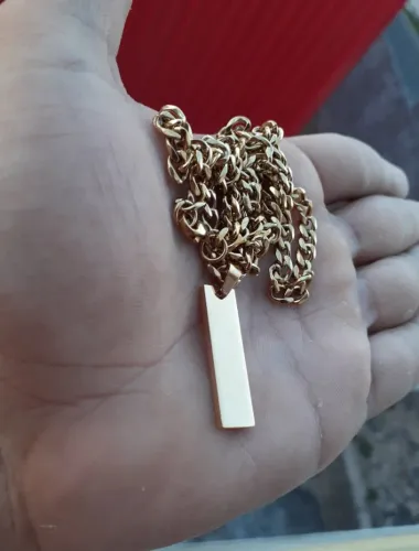 Colar Moeda Antiga, Versão Dourada