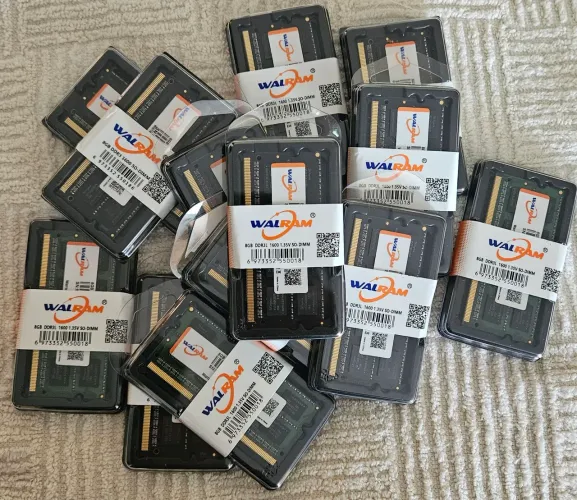 Memória WalRam DDR3 8GB PC3L-12800 1600MGHz para notebook