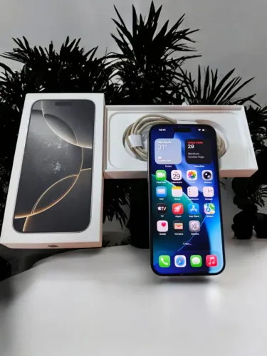 IPHONE 16 PRÓ MAX 5G 256GB - ANATEL/CHIP.<br>