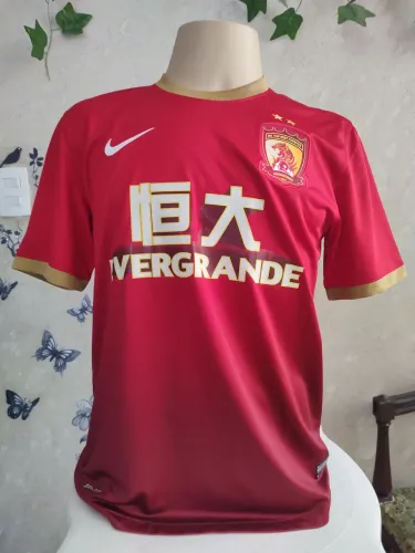 Guangzhou Evergrande Home 2013 Tamanho G Nike Elkeson 9