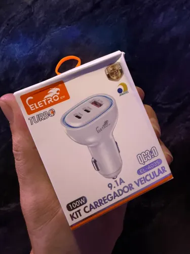 KIT CARREGADOR VEICULAR 100w. 9.1?