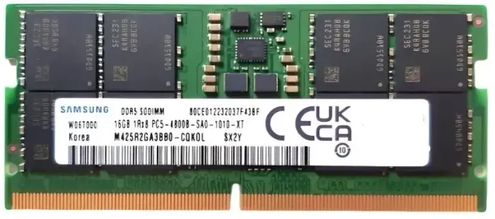 Memória RAM Notebook 16gb Ddr5 4800Mhz Samsung