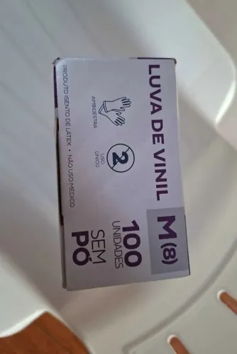 Luvas nitrilicas e Vinil