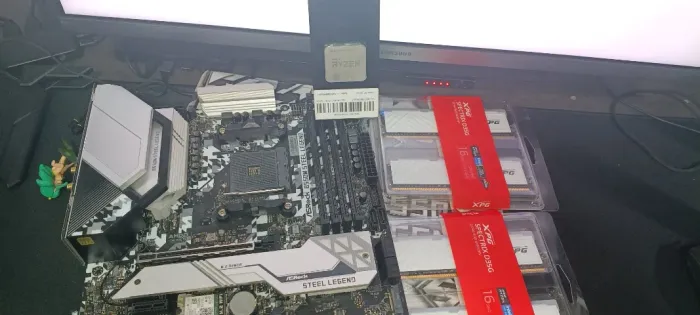 Kit Upgrade Amd Ryzen 7 5800x + Asrock B550m Steel Legend + Wi-Fi + 64gb (4x16) Xpg Rgb