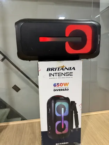 Caixa de som Britânia 650W Flash light - BCX6801
