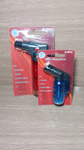 Kit Maçarico Portátil - Pequeno + Médio | Versatilidade Total para Qualquer Uso