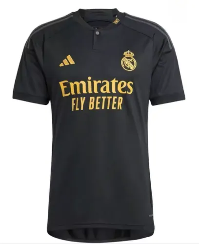Camisa 2025 Real Madrid Preta TAM: G
