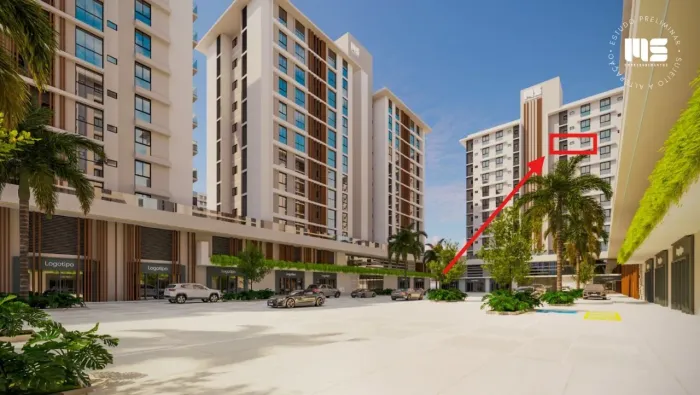 Studio-32m² na planta One Ocean Soul House em Piçarras - Direto com proprietário