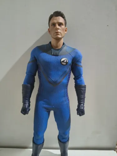 Tocha humana - 1/6 Premier toys Quarteto fantástico com vários acessórios human torch