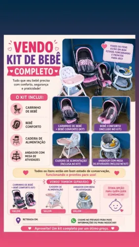 Itens para bebê 