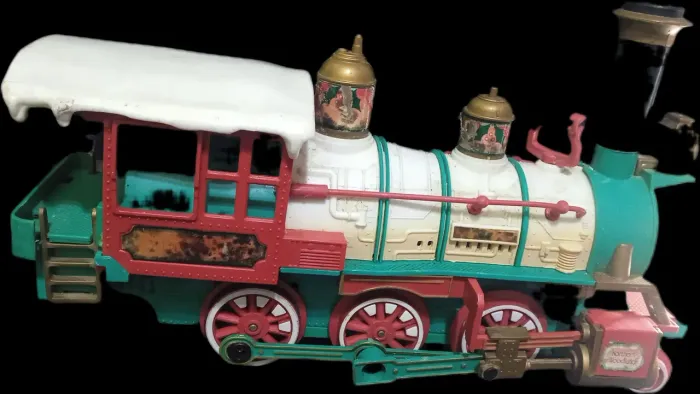 Brinquedo antigo locomotiva