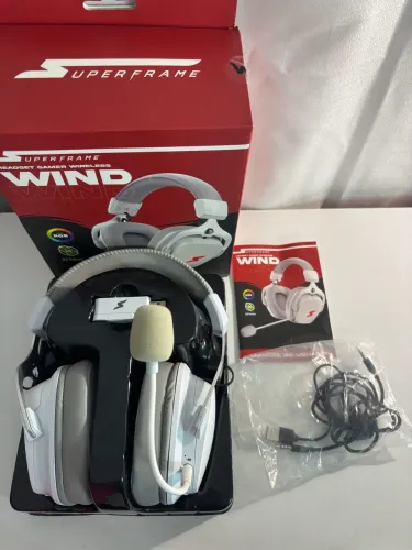 Headset Gamer Superframe Wind Wireless Branco