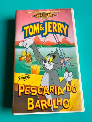 Fita VHS Tom e Jerry Pescaria do Barulho - dublado