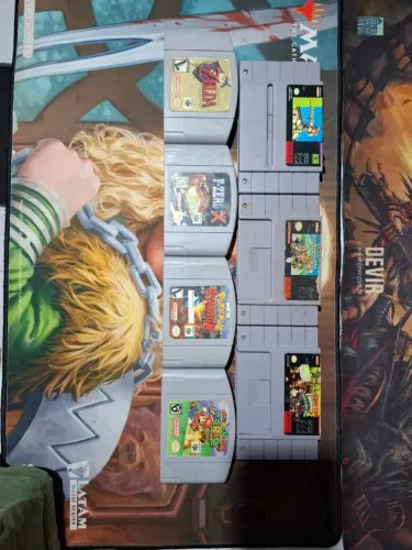 Coleção de Jogos Originais - Wii U, N64, SNES, GameCube, Vita, PS3, PS4, Xbox One e mais