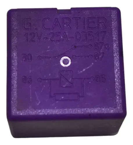 Módulo Relé 12v25a03517 Citroen C3 Aircross 2016 2017 A 2020