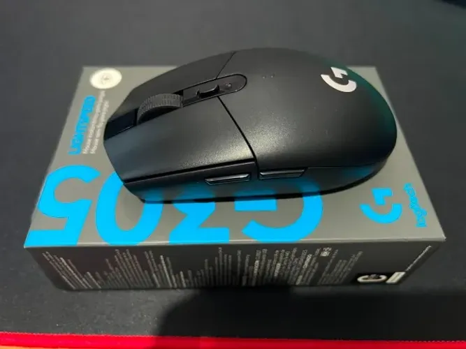 Mouse Gamer Sem Fio Logitech G305 LIGHTSPEED, 12000 DPI, 6 Botões, Preto