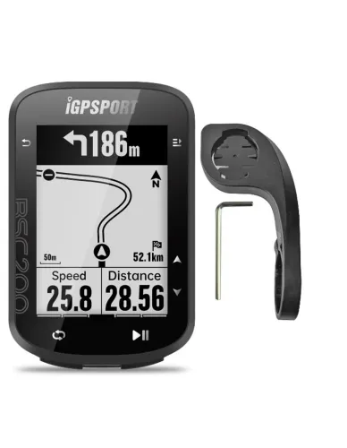 Navegador GPS Igpsport BSC200 + Suporte avançado (Produto novo) 