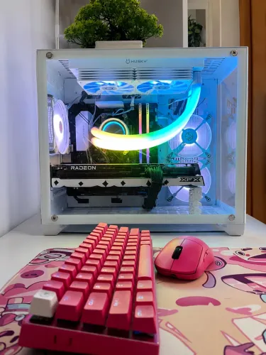 Pc Gamer Ryzen7 RX7800Xt AMD com Monitor NOC 120hz