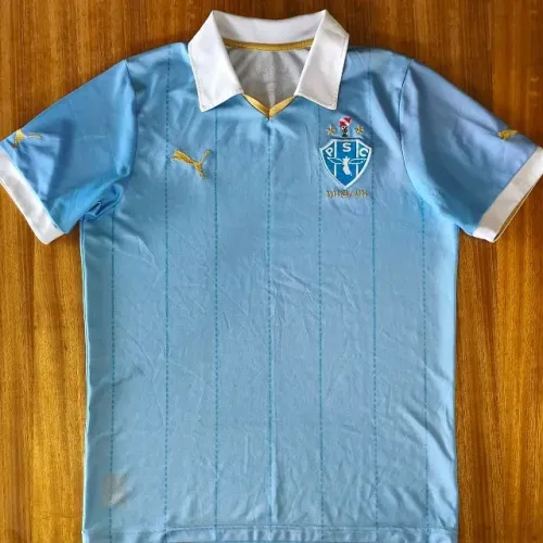 camisa original centenário paysandu puma 2014 2015 tamanho m azul