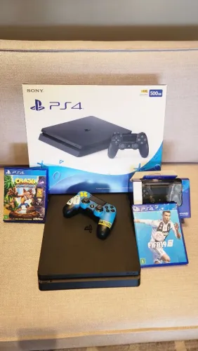 Ps4 500Gb + Controles 
