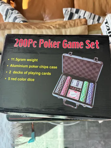 Poker set com maleta