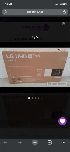 Tv LG 43 polegadas smart