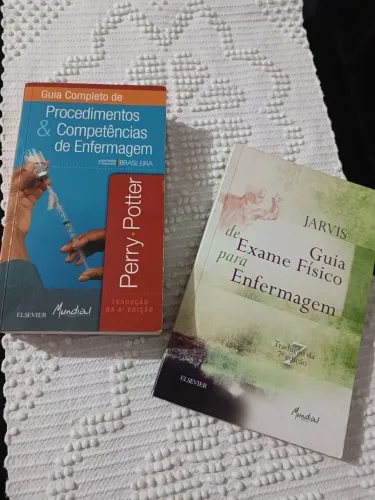 Combo 2 Livros Enfermagem (Perry Potter + Guia Jarvis 7 Ed)