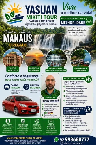 Passeio nas cachoeiras de Presidente Figueiredo
