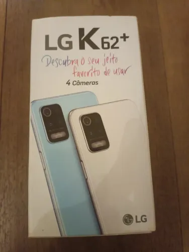 Celular LG K62+ 128 Branco Novo Na Caixa Oportunidade