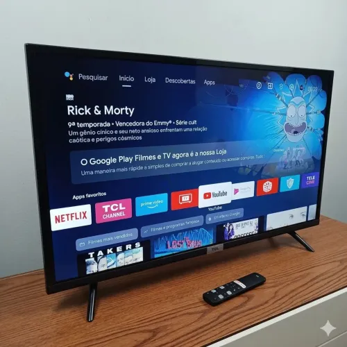Smart tv 32 4K Alexa Comando de Voz Completa