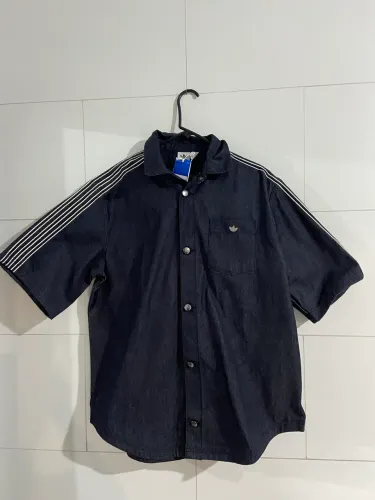 CAMISA JEANS MANGA CURTA ORIGINALS WORK ADIDAS