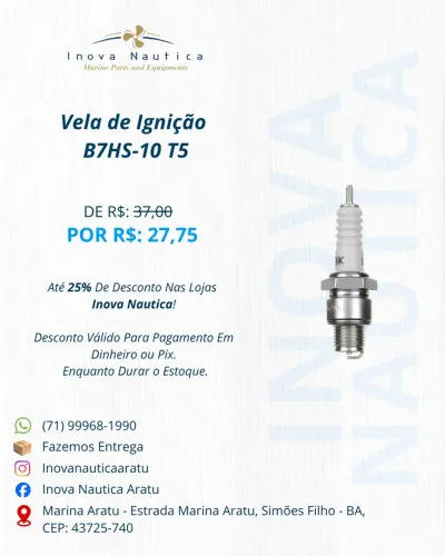 Vela de Ignição B7HS-10 T5
