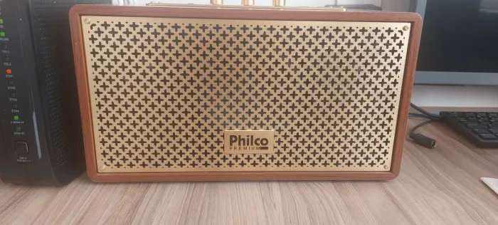 Caixa acustica retro Philco Premium - Esgotada