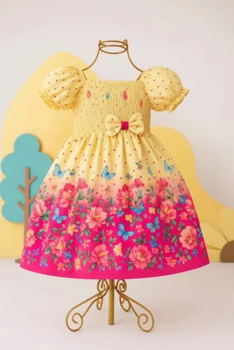 Vestido infantil Bufante Menina Princesa