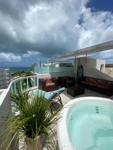In Mare Bali - Cobertura Duplex com 115 metros 2/4 TODO MOBILIADO - Vista Mar