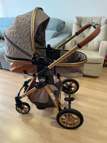 Carrinho de Bebê Passear 3 em 1 (Moisés + Bebê Conforto + Base) - Completo