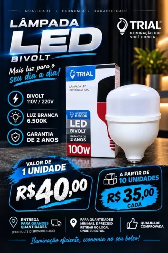 Lâmpada 100W Elgin