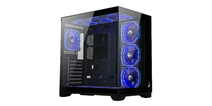 Gabinete Rise Mode Galaxy Glass Standard V2, Lateral e Frontal em Vidro Temperado Sem FANs