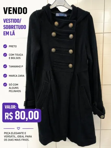Vendo vestido ou sobretudo 