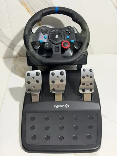Volante Logitech G29 Ps4/Ps5/Pc valor venda R$ 1199.99<br>Obs: Couro do volante Desgastado