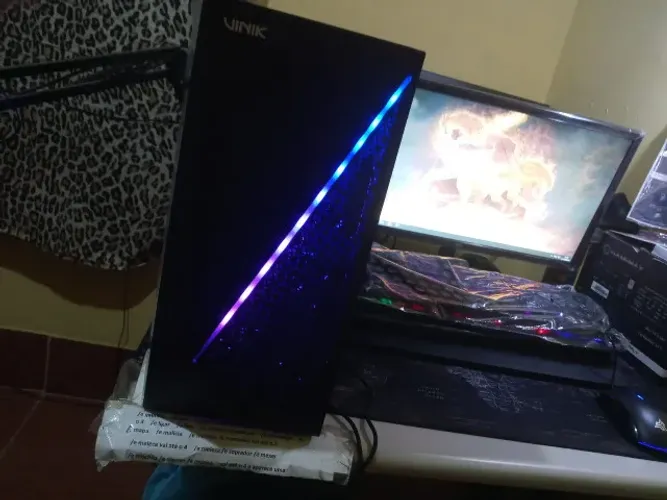 Pc Gamer completo +monitor 20po 75hz-Mem 16gb Proc i7 gtx 1050 +Jogos Gta 5 Rp, Ark,roblox
