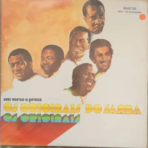 LP Os Originais do Samba - Em Verso e Prosa (1976)