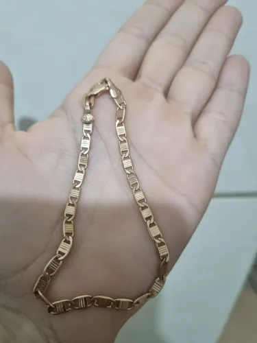 PULSEIRA BANHADA A OURO MASCULINA ROMMANEL